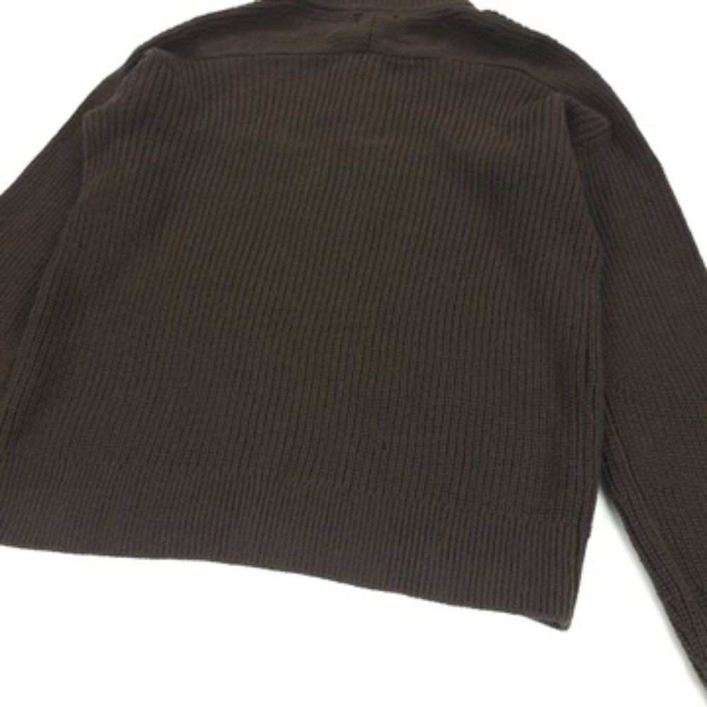 NEW Quince Australian Merino Wool Half Zip Sweater Coffee Bean Brown Minimal - Picture 11 of 13
